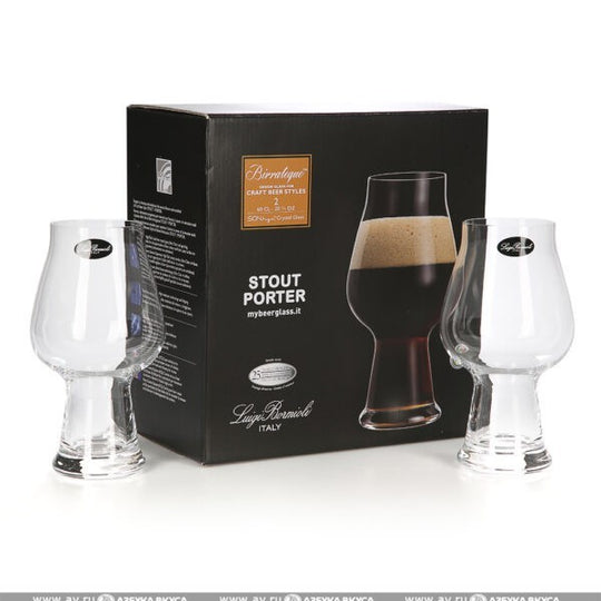 Luigi Bormioli Birrateque Ølglas, Stout/Porter, 2stk