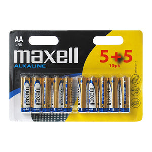 Maxel  aa batterier 10 stk