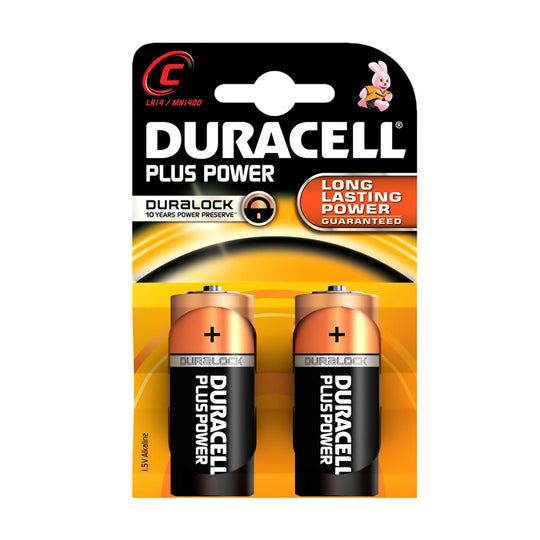 Duracell Plus Power C-batterier 2 pk