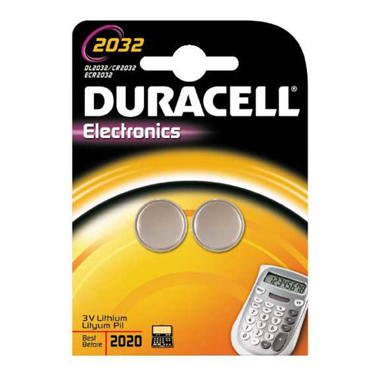 Duracell 3v lithium 2032 2 pk