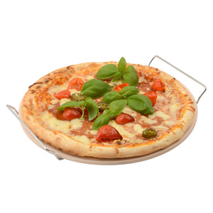 Pizza bagesten 33 cm inkl. holder