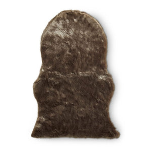 Imiteret skind mink sand 60 x 90 cm