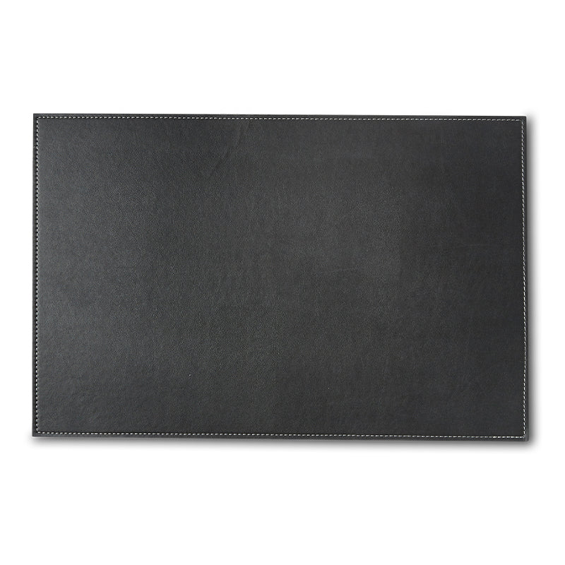 Dacore dækkeserviet i læderlook - sort - 30x45 cm