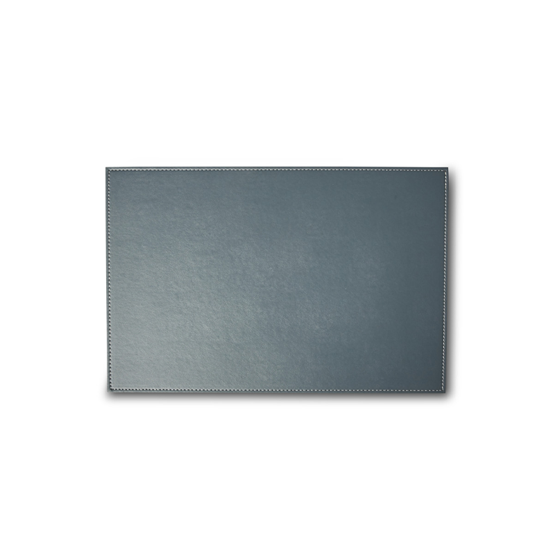 Dacore Dækkeserviet i læderlook - blå - 45x30 Cm