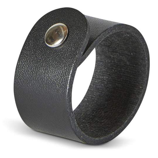 Dacore servietring sort læder 6 stk.