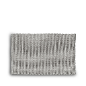 Bademåtte bomuld 50x80 cm - Grå