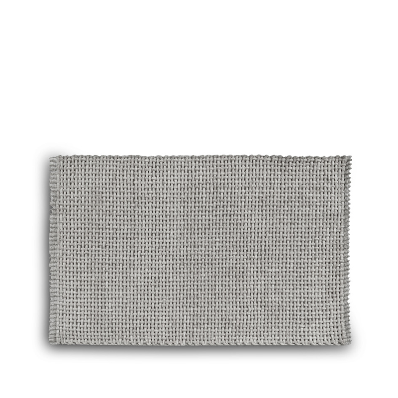 Bademåtte bomuld - grå - 50x80 cm