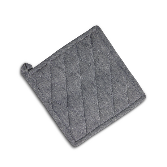 Grydelap blå 22,5 x 22,5 cm