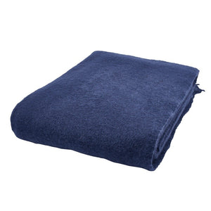 Nordisk Tekstil Uldplaid Solid Royal Blå