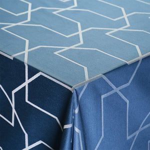 Nordisk Tekstil damask dug metric 140x220 cm indigo