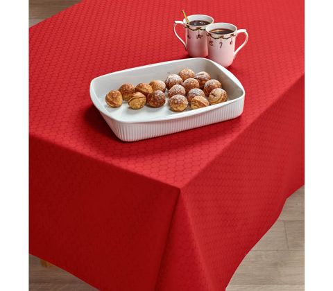 Nordisk tekstil Honey dug rød 140x320