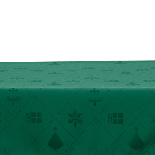 Nordisk Tekstil dug Julefred grøn 140x270 cm