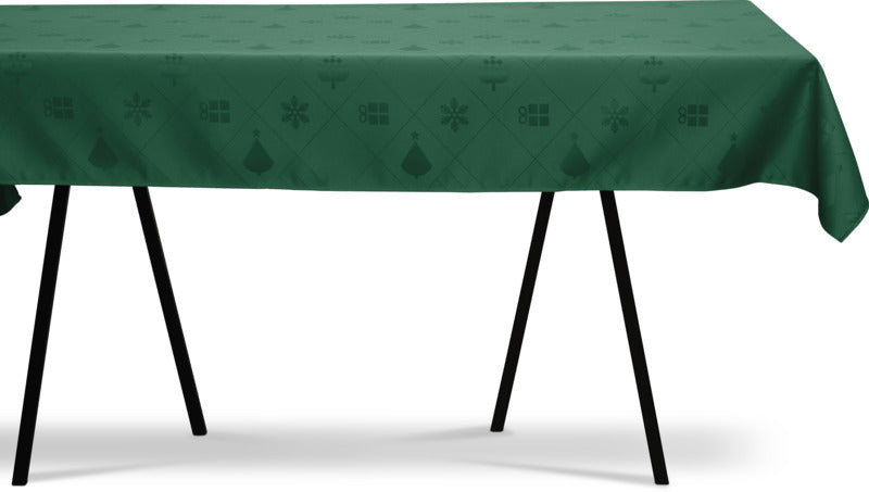 Nordisk Tekstil dug Julefred grøn 140x320 cm