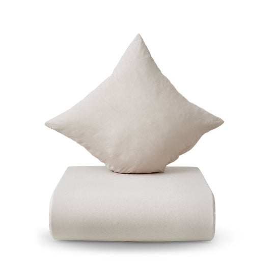 Nordisk Tekstil Nohr sengesæt sand 140 x 220 cm