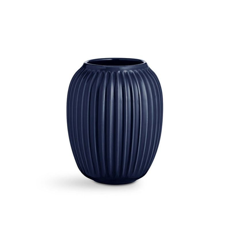 Hammershøi vase 25 cm indigo blå