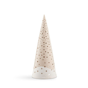 Kähler Nobili fyrfadsstage juletræ nude 30 cm
