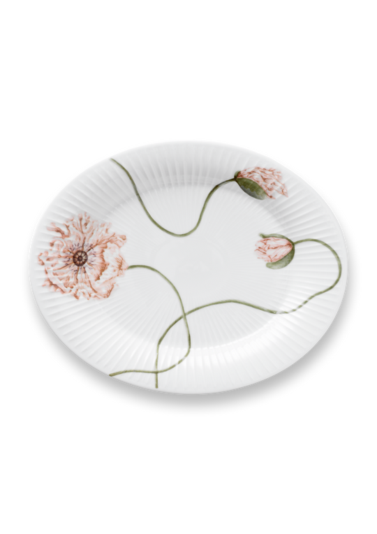 Kähler Hammershøi poppy ovalt fad