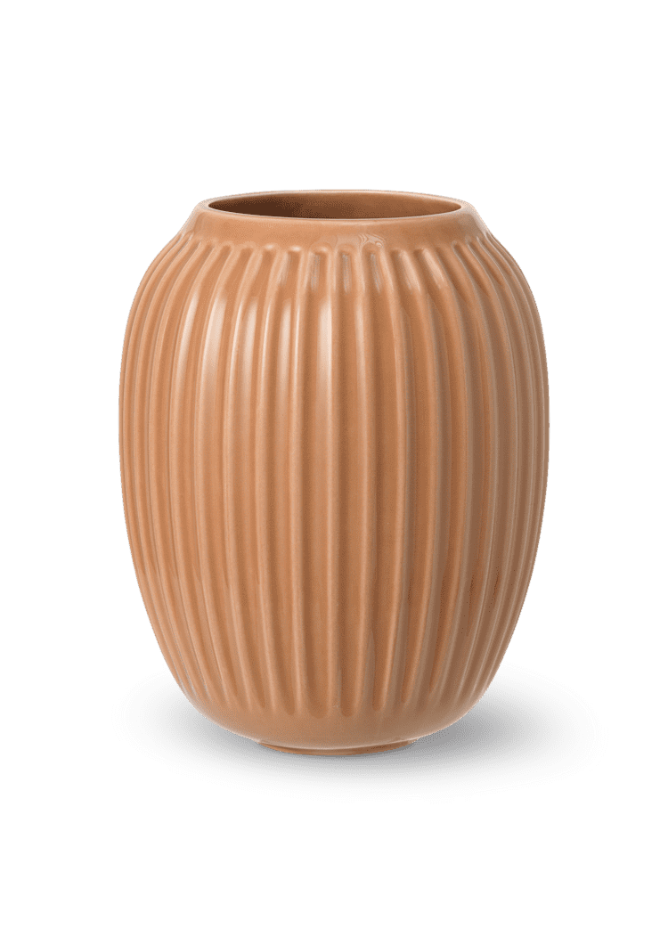 Kähler Hammershøi Vase 21 cm Karamel
