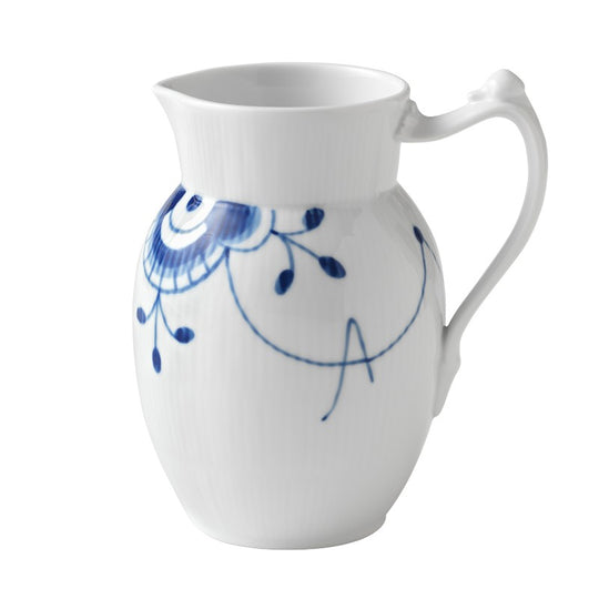 Royal Copenhagen blå mega riflet kande 90 cl