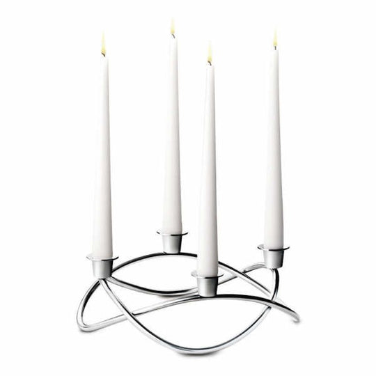 Georg Jensen Season lysestage - mat stål