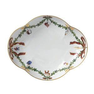 Royal Copenhagen Stjerne Riflet Jul fad 22 cm