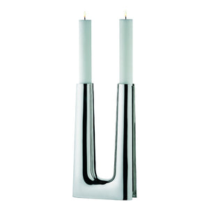 Georg Jensen Copenhagen lysestage stor blank