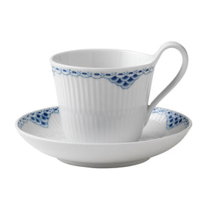 Royal Copenhagen Prinsesse højhankskop og underkop 25 cl.