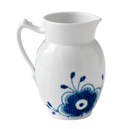 Royal Copenhagen Blå Mega Riflet kande 38 cl