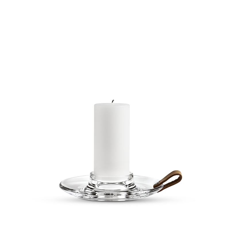 Holmegaard DWL Bloklysestage Klar 17 cm