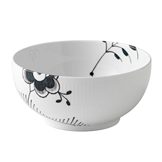 Royal Copenhagen Sort Mega Riflet skål 110 cl