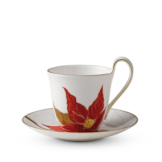 Royal Copenhagen Flora højhankskop/underkop 27 cl, julestjerne