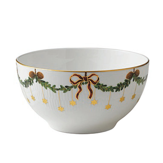 Royal Copenhagen Stjerne Riflet Jul skål 180 cl