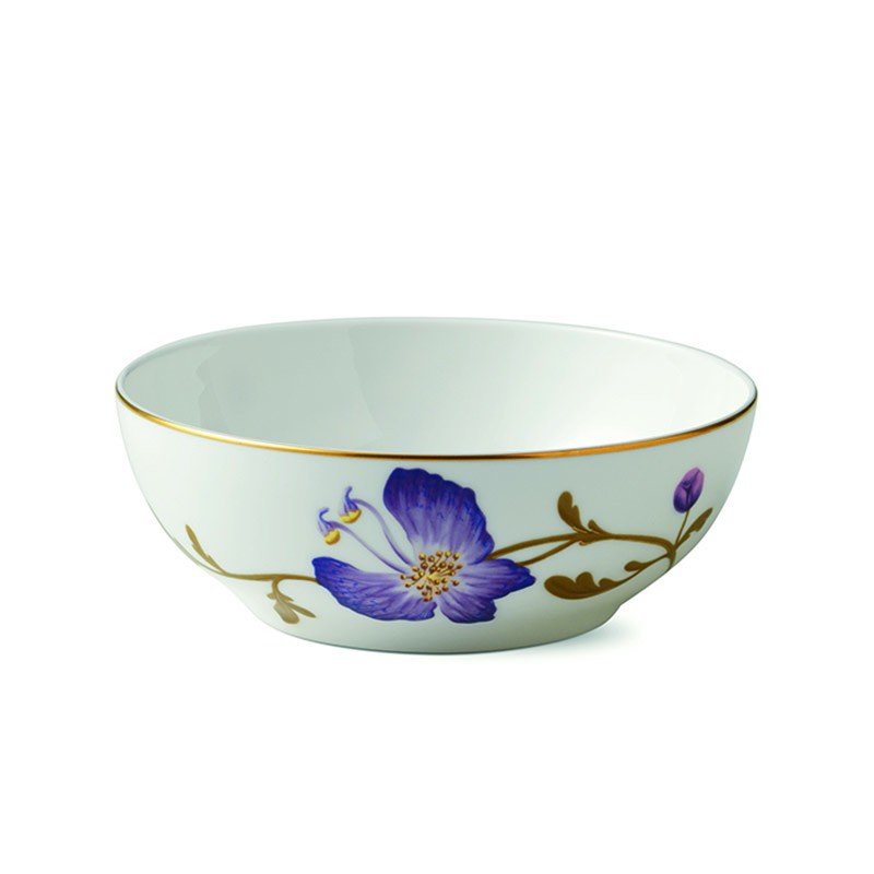 Royal Copenhagen Flora Skål, Stedmoderblomst 50 cl