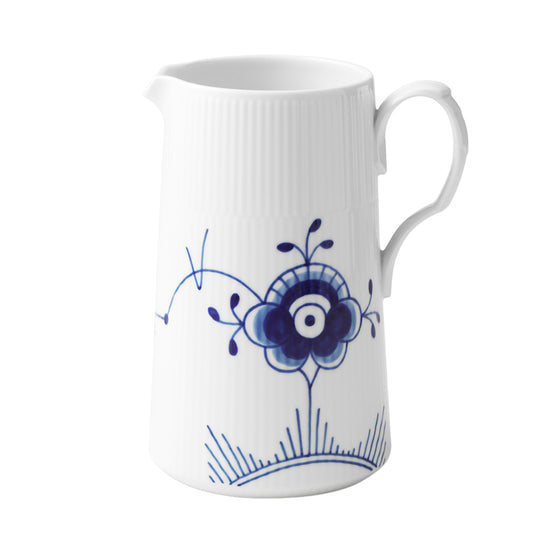 Royal Copenhagen Blå Mega Riflet kande 1,6 liter