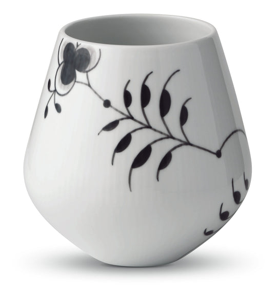 Royal Copenhagen Sort Mega Riflet vase 15 cm