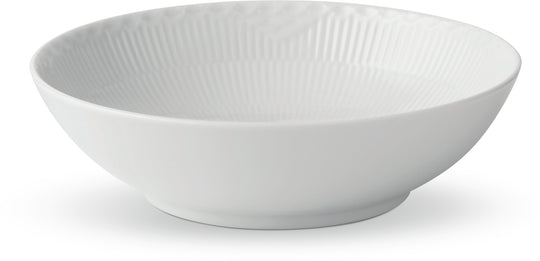 Royal Copenhagen Hvid Halvblonde skål 110 cl/21,5 cm