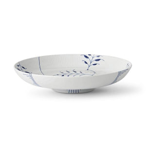 Royal Copenhagen Blå Mega Riflet fad 34 cm