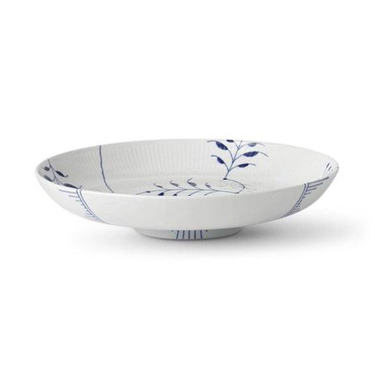 Royal Copenhagen Blå Mega Riflet fad 34 cm