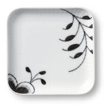 Royal Copenhagen Sort Mega Asiet Firkantet 9cm