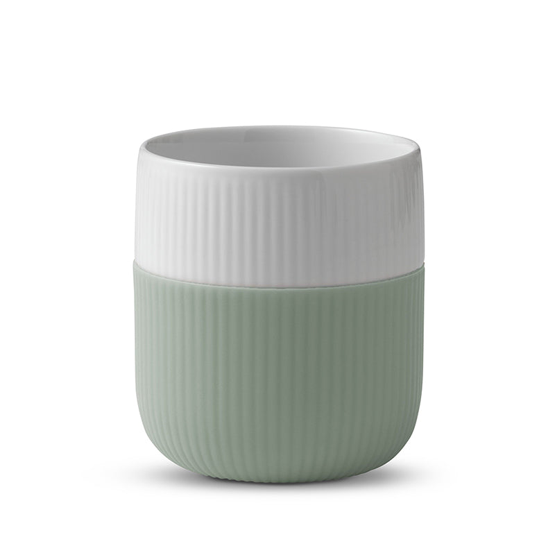 Royal Copenhagen Riflet Contrast krus lavgrøn 33 cl