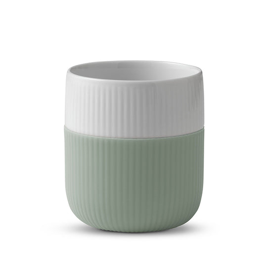 Royal Copenhagen Riflet Contrast krus lavgrøn 33 cl