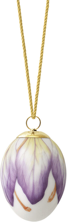 Royal Copenhagen Påskeæg 2022 Krokus lilla blade