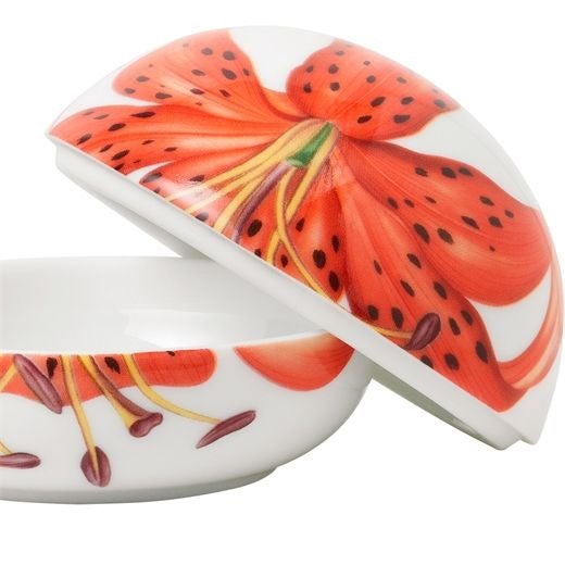 Royal Copenhagen Bonbonniere Tiger Lilje