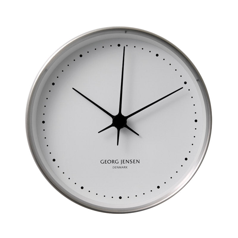 Georg Jensen Henning Koppel ur - stål/ hvid - 10 cm