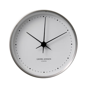 Georg Jensen Henning Koppel ur - stål/ hvid - 10 cm