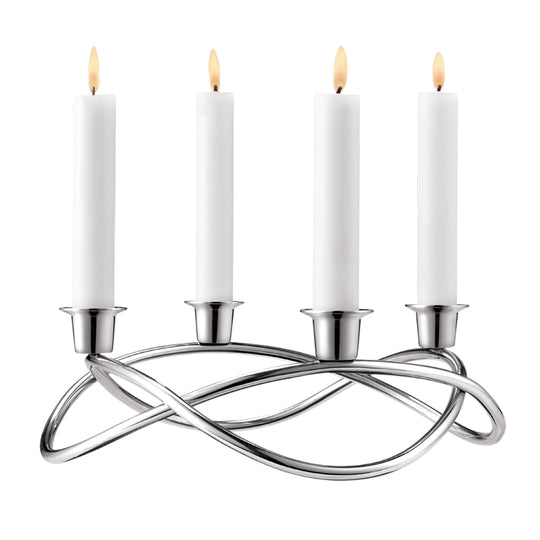 Georg Jensen Season lysestage - blank stål