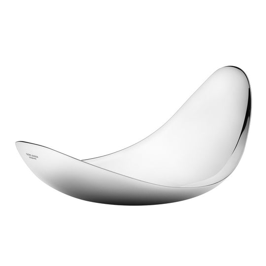 Georg Jensen Leaf skål blank mellem