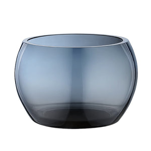 Georg Jensen Cafu skål - mørk blå glas - Ø17 cm