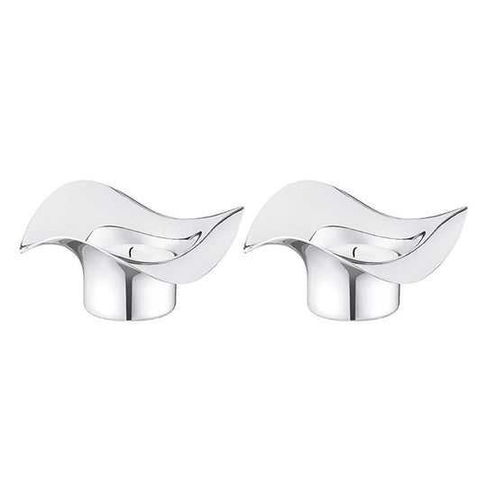 Georg Jensen Cobra fyrfadsstager - 2 stk