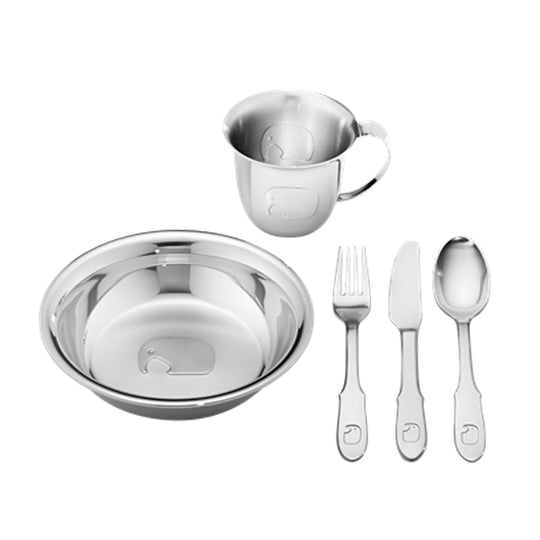 Georg Jensen Elefant børnesæt - 5 dele